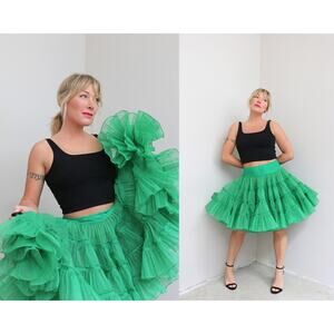1970's Vintage Partners Malco Modes Crisp Full Petticoat Skirt Women's XS SM MD
